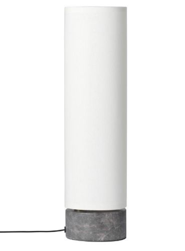 GUBI Unbound Bordlampe H: 45 cm - White Linnen/Grey Marble