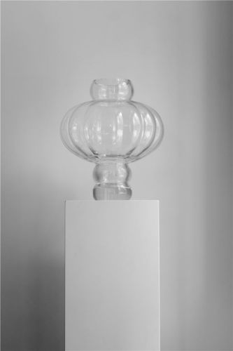 Louise Roe Balloon Vase #03 H: 40 cm - Clear