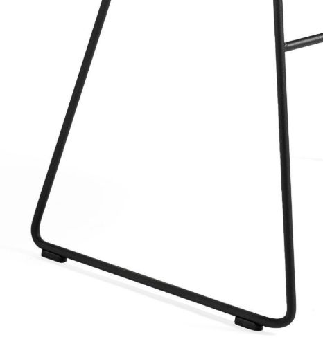 HAY AAC 08 About A Chair SH: 46 cm - Black Powder Coated Steel/Soft Brick