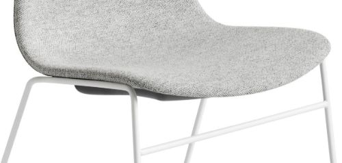 HAY AAC 09 About A Chair SH: 46 cm - White Powder Coated Steel/Hallingdal 116