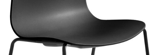 HAY AAC 16 About A Chair SH: 46 cm - Black Powder Coated Steel/Black