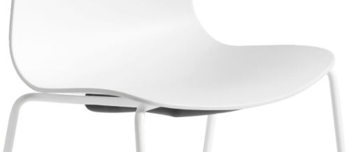 HAY AAC 16 About A Chair SH: 46 cm - White Powder Coated Steel/White