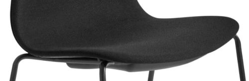 HAY AAC 17 About A Chair SH: 46 cm - Black Powder Coated Steel/Steelcut 190