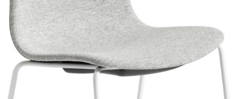 HAY AAC 17 About A Chair SH: 46 cm - White Powder Coated Steel/Hallingdal 116