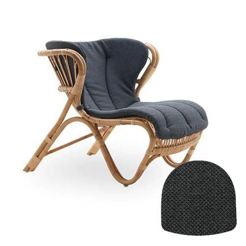 Sika-Design Hynde til Fox Lænestol 105x98 - A669 Rintin Oxalis Dark Grey