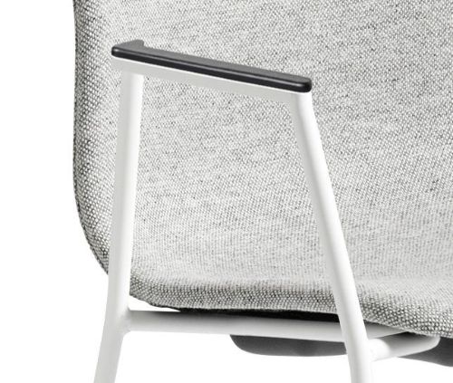 HAY AAC 19 About A Chair SH: 46 cm - White Powder Coated Steel/Hallingdal 116