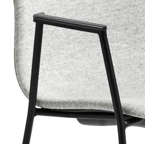 HAY AAC 19 About A Chair SH: 46 cm - Black Powder Coated Steel/Hallingdal 116