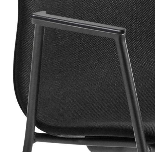 HAY AAC 19 About A Chair SH: 46 cm - Black Powder Coated Steel/Steelcut 190