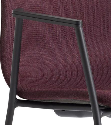 HAY AAC 19 About A Chair SH: 46 cm - Black Powder Coated Steel/Fiord 591