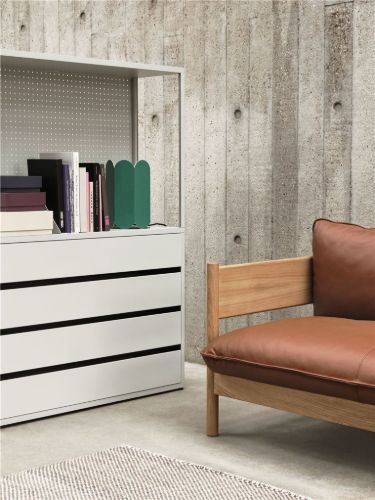 HAY Arbour Club Sofa B: 150 cm - Nevada NV2488S / Oiled Waxed Solid Oak