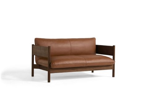 HAY Arbour Club Sofa B: 150 cm - Nevada NV2488S / Oiled Waxed Solid Walnut