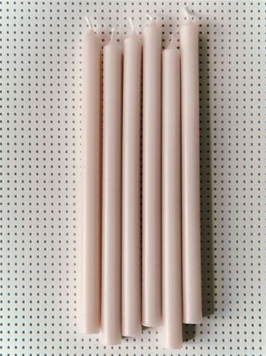 STOFF Nagel Candles 12 pcs H: 18 cm - Beige