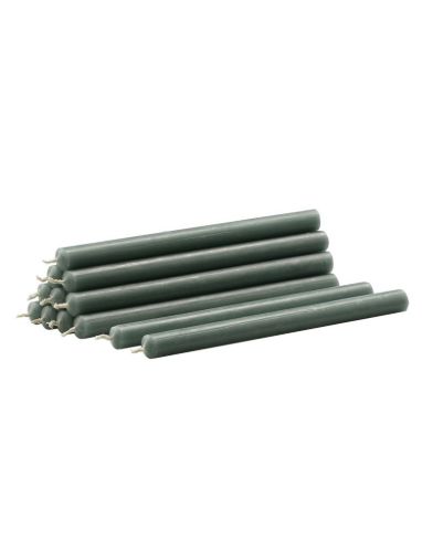 STOFF Nagel Candles 12 pcs H: 18 cm - Light Green
