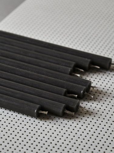 STOFF Nagel Candles 12 pcs H: 18 cm - Black