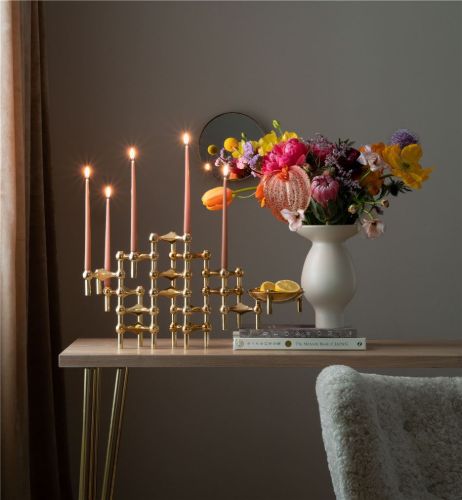STOFF Nagel Taper Candles by Ester & Erik 6 pcs H: 29 cm - Powder Rose