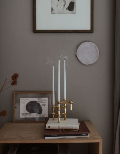 STOFF Nagel Taper Candles by Ester & Erik 6 pcs H: 29 cm - White