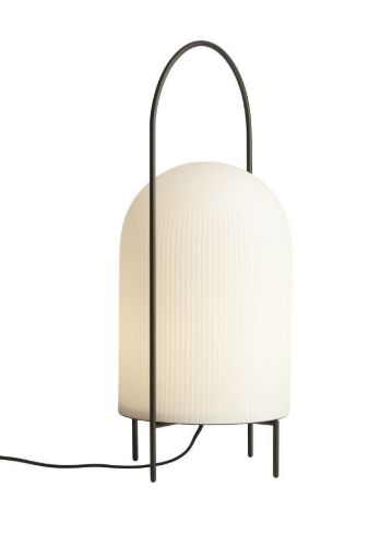 Woud Ghost Gulvlampe Ø: 24 cm - Sort/Hvid