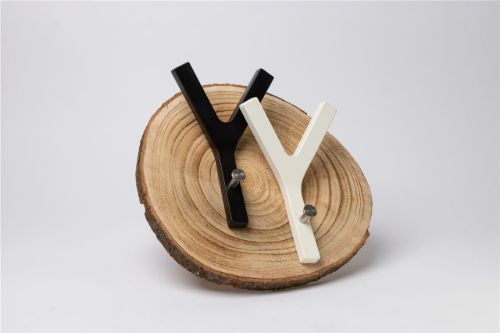 Hoigaard Mini Y-Knage 21 x 14 cm - Hvid