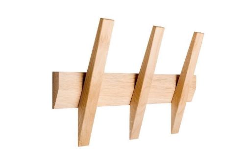 Hoigaard Tangent-3 Knagerække B:38 cm - Eg Sæbebehandlet