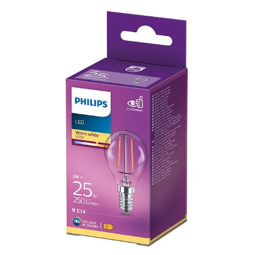 BRUG IKKE PHILIPS Kerte & Luster E14 LED Pære 2W (25W) - Varm Hvid