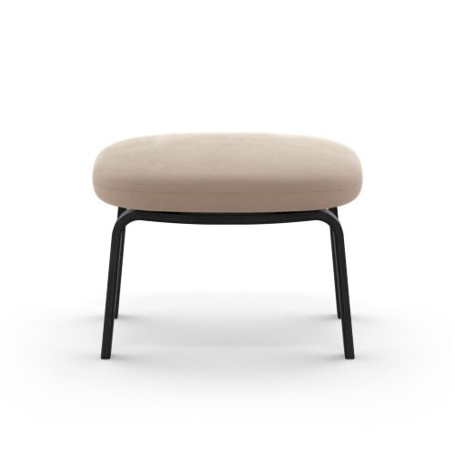 Normann Copenhagen Era Footstool Black Oak H: 39 cm - City Velvet Vol 2 / 070
