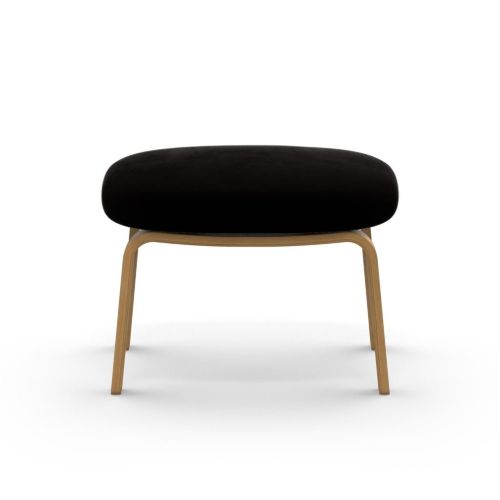 Normann Copenhagen Era Footstool Oak H: 39 cm - City Velvet Vol 2 / 095