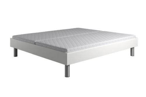 Kaagaard 380 Sengeramme 180x200 cm - Hvidmalet/Metalben