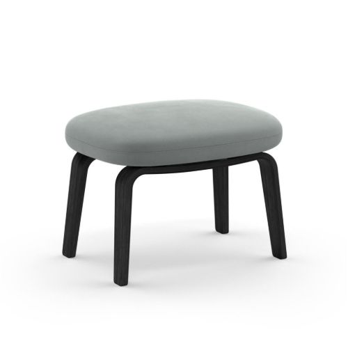 Normann Copenhagen Era Footstool Black Oak H: 39 cm - City Velvet Vol 2 / 086