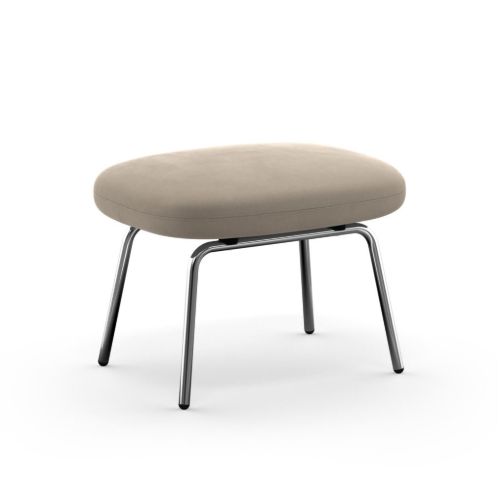 Normann Copenhagen Era Footstool Chrome H: 39 cm - City Velvet Vol 2 / 096