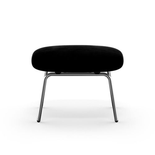 Normann Copenhagen Era Footstool Chrome H: 39 cm - City Velvet Vol 2 / 099
