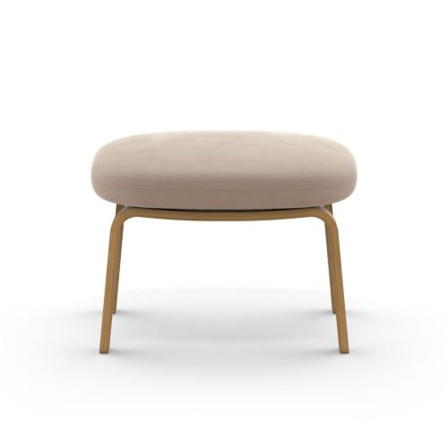 Normann Copenhagen Era Footstool Oak H: 39 cm - City Velvet Vol 2 / 070