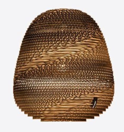 Think Paper Binky Spiral Lamp Ø: 21 cm - Natur