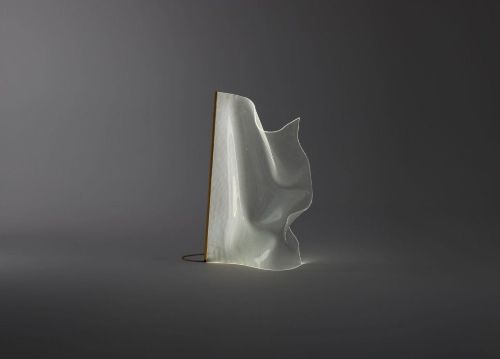 Parachilna Gweilo Qin PE Gulvlampe H: 120 cm - Transparent