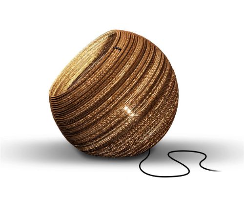 Think Paper Globe Gulvlampe Ø: 29 cm - Natur