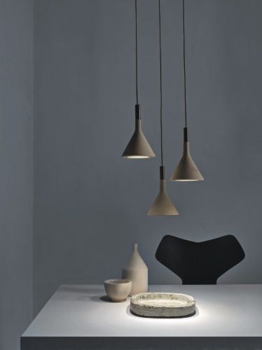 Foscarini Aplomb Pendel Mini Ø: 11,5 cm - Grå