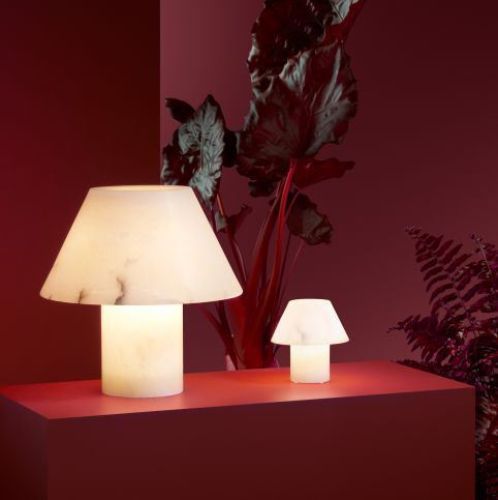 Parachilna Petra M Pe Bordlampe Ø: 16 cm - Alabast