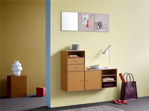Montana QS Mini 1006 Modul med 2 Skuffer 35x35 cm - 142 Amber
