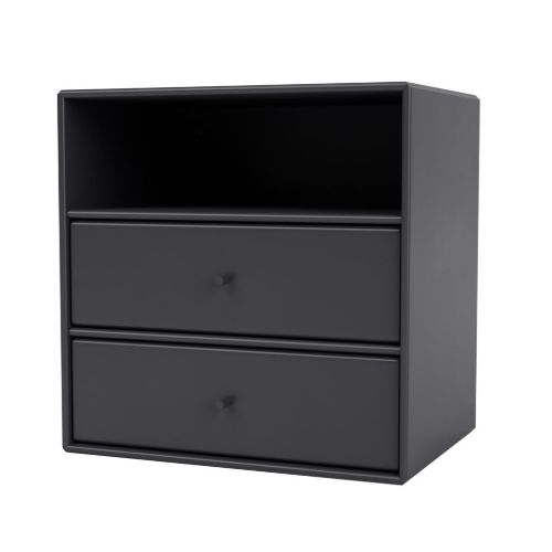 Montana QS Mini 1006 Modul med 2 Skuffer 35x35 cm - 04 Anthracite