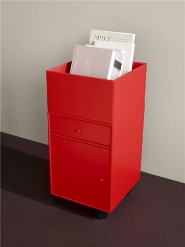 Montana Selection Runner Opbevaring på hjul H: 73,8 cm - 150 Vanilla