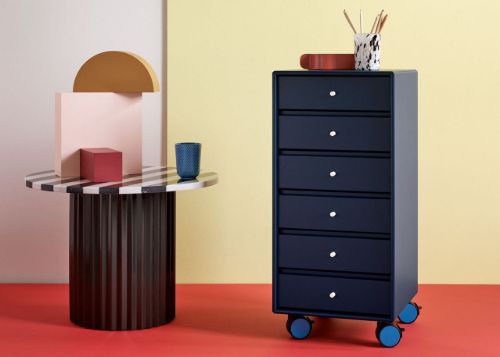Montana SRCO Hjul til reolmodul 4 stk. H: 7,8 cm - 136 Pine