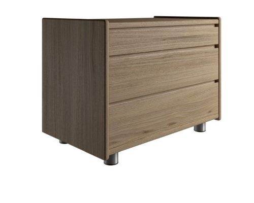 Kaagaard 338047 Kommode med Metalben 80x51x47cm - Oliebehandlet Eg