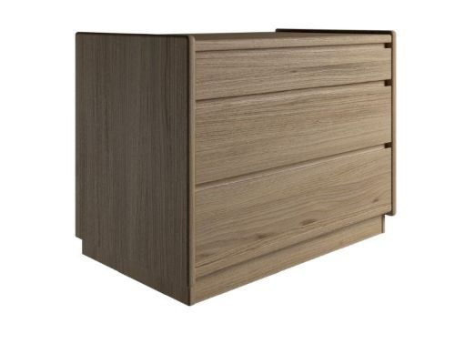 Kaagaard 338047 Kommode med Sokkel 80x51x47cm - Oliebehandlet Eg