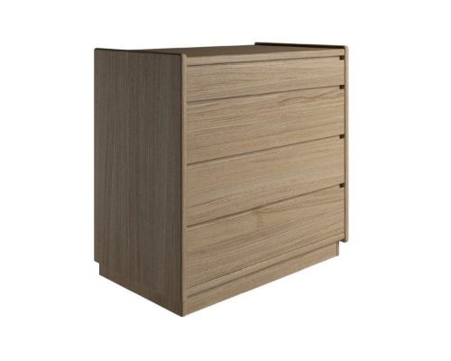 Kaagaard 448047 Kommode med Sokkel 68x80x47cm - Oliebehandlet Eg