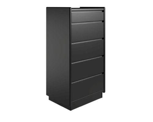 Kaagaard 555037 Kommode med Sokkel 85x50x37cm - Sortmalet