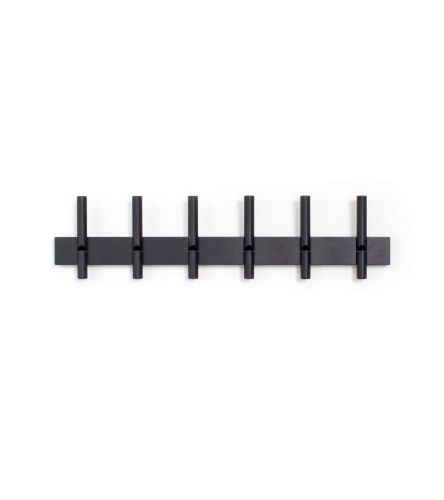 We Do Wood Reces Knagerække B: 78 cm - Sortlakeret Eg