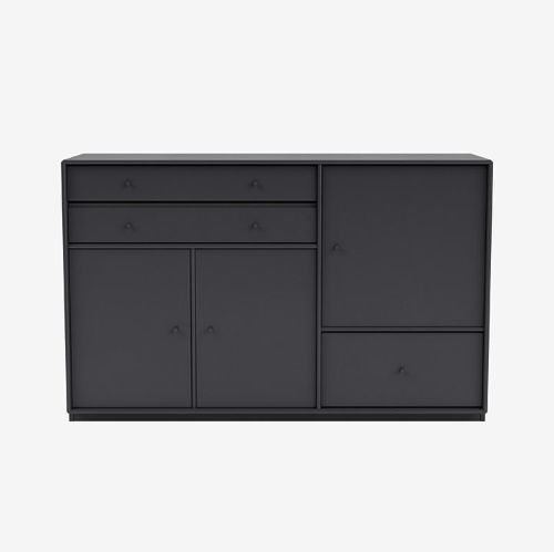 Montana Mega 201202 Skænk med sokkel 3 cm 115,2x38 cm - 04 Anthracite