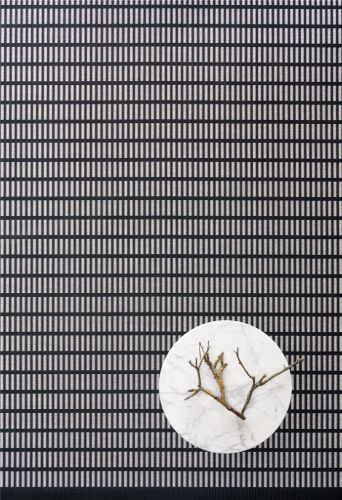 Woodnotes New York Carpet Sewn Edges 140x200 cm - Black/Stone