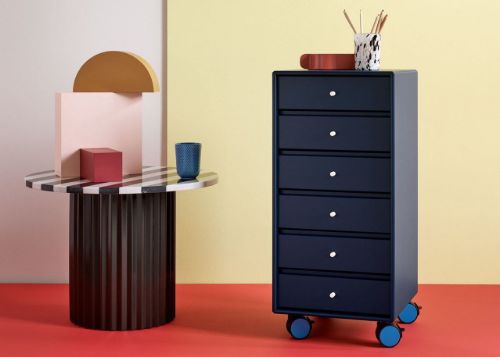BRUG IKKE Montana SRCO Hjul til reolmodul 4 stk. H: 7,8 cm - 154 Azure