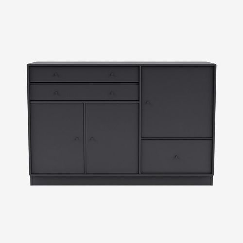 Montana Mega 201202 Skænk med sokkel 7 cm 115,2x38 cm - 04 Anthracite