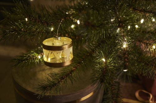 Sirius Elly Julekugle Ø: 7 cm x H: 5,5 cm - Gold
